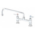 Low Arc Laundry Sink Faucet, Manual, 8" Mount, 2 Hole
