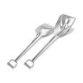 Scoop Shovel, 304 Stainless Steel Blade, 25 in L Silver 304 Stainless Steel Handle