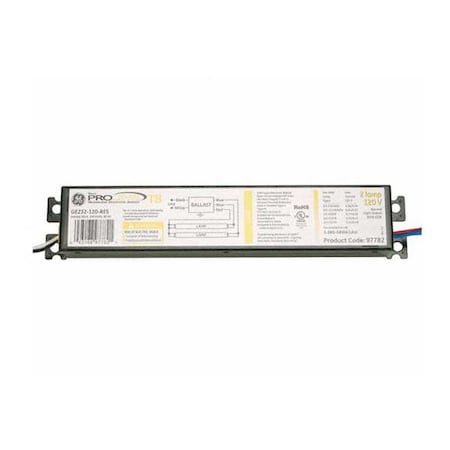 GE LIGHTING 105 Watts, 4 Lamps, Electronic Ballast