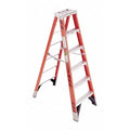 6 ft Fiberglass Stepladder, 375 lb Capacity