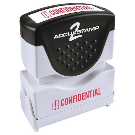 Microban Message Stamp, Confidential, 3/8"