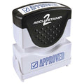 Microban Message Stamp, Approved, 3/8"