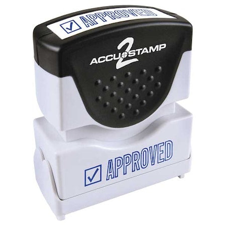 Microban Message Stamp, Approved, 3/8"