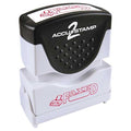 Microban Message Stamp, Faxed, 3/16"