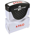 Microban Message Stamp, Paid, 3/8"