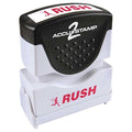 Microban Message Stamp, Rush, 3/8"