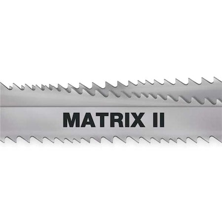 Band Saw Blade, 12 ft. 6 in L, 1/2" W, 10/14 TPI, Bi-Metal, 0.025" Thick
