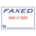 Message Date Stamp, 4 Bands, Faxed
