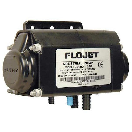Double Diaphragm Pump, Acetal, Air Operated, Viton, 2.5 gpm GPM 120 Degrees F