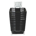 Hand Basket, Black, 18 1/4x 12 1/4, PK12