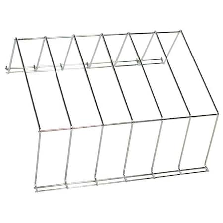 Wire Guard, Steel, White, 15 1/4, Emrg Lght