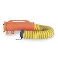 Confined Space Fan, Orange/Yellow, 17" W