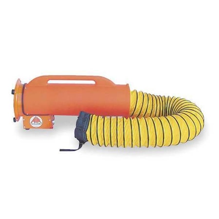 Confined Space Fan, Orange/Yellow, 17" W