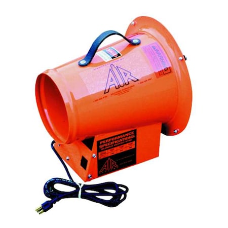Confined Space Fan, Orange, 18" W