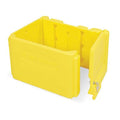 Locking Compartment, 20 in L, Yellow
