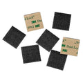 Reclosable Fastener Shapes, Acrylic Adhesive, 2 in, 1 in W, Black, 100 PK