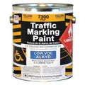 Traffic Zone Marking Paint, 1 gal., Yellow, Alkyd Solvent -Based