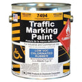 Traffic Zone Marking Paint, 1 gal., Yellow, Chlorinated Solvent -Based