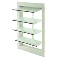 16 in 19"H-W 6"L Aluminum Gable Shutter Damper, 17 in x 17 in, Aluminum