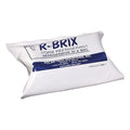 Freezer Pack, White/Blue, Foam Refrigerant Impregnated With Aqueous Solution, 12 PK