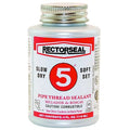 Pipe Thread Sealant 4.8 fl oz, Brush-Top Can, No. 5, Yellow, Paste