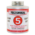 Pipe Thread Sealant 16 fl oz, Brush-Top Can, No. 5, Yellow, Paste