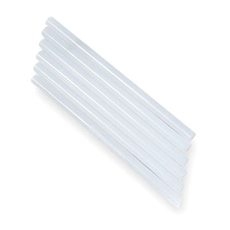 Hot Melt Glue Sticks, 7/16 in Dia, 10 in L, Clear, 100 PK