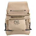 Tool Pouch, Tool Pouch, Tan, Leather, 8 Pockets