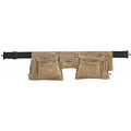 Tool Apron, Tool Belt, Tan, Leather, 12 Pockets