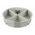 Bucket Tool Organizer, Off-White, Plastic, 4 Pockets