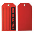 Tag, Red, Cardstock, 7inH, 4inW, PK100