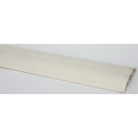 Cable Protector, 3/4 in H, 5 ft L, 3 in W, 1 Channel, PVC, Beige (Formerly PowerFirst)