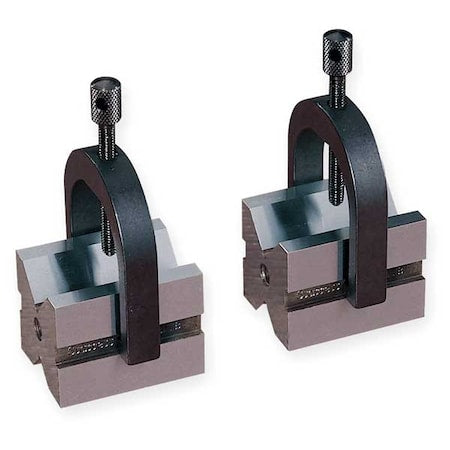 V-Block/Clamp Set, 2 Ea, 1 In Cap