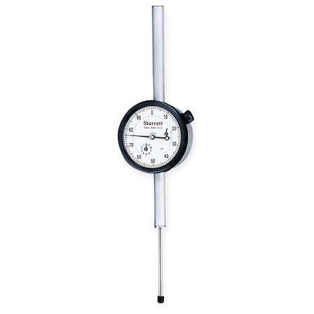 Dial Indicator, 0 to 3 In, 0-100 Reading