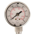 Commercial Pressure Gauge, 0 to 400 psi, 2 in Dial, 1/4 in NPT, Bottom Location