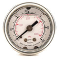 Commercial Pressure Gauge, 0 to 600 psi, 1 1/2 in Dial, 1/8 in NPT, Center Back Location