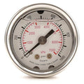 Commercial Pressure Gauge, 0 to 1, 000 psi, 1 1/2 in Dial, 1/8 in NPT, Center Back Location