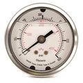 Commercial Pressure Gauge, 0 to 600 psi, 2 in Dial, 1/4 in NPT, Center Back Location