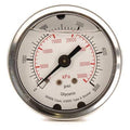 Commercial Pressure Gauge, 0 to 5, 000 psi, 2 in Dial, 1/4 in NPT, Center Back Location