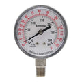 Ammonia & Refrigerant Compound Gauge, 30 to 0 to 300 psi, 2 1/2 in Dial, 1/4 in NPT