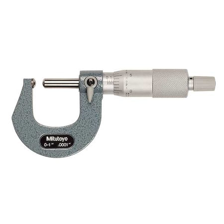 Scherical Anvil/Spindle Micrometer, 0- In