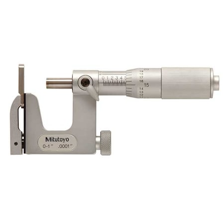 Universal Micrometer, 0-1 In, 0.0001 In
