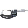 Point Micrometer, Digital, 0 to 1", 30 Deg