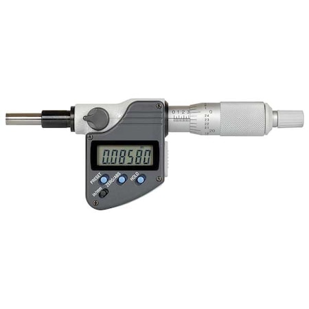Electronic Micrometer Head, 0 to 1 In