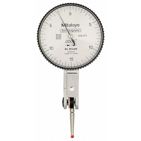 Dial Test Indicator, Hori, 0 to 0.030 In