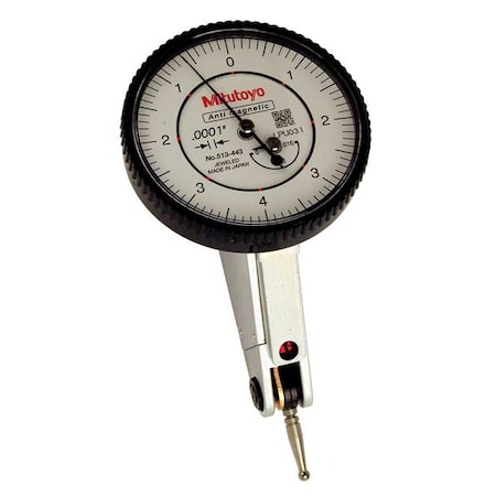 Dial Test Indicator, Hori, 0 to 0.016 In