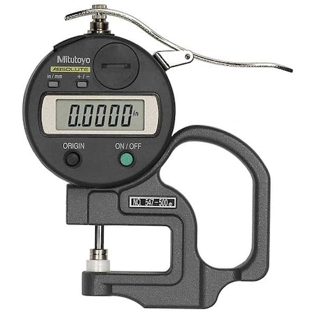 Digital Thickness Gauge, Acc +/-0.001 in