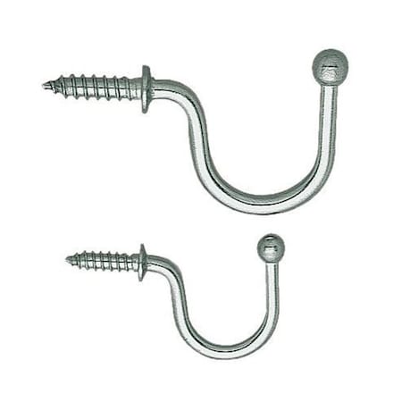 Load Rated Hook,304 SS,1-19/32 In,PK5