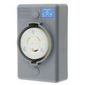 Locking Receptacle, L6-20R, 20 A, 250V AC, Single Phase, 2 Pole, Surface Mount, Screw Terminals