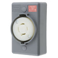 Locking Receptacle, L16-20R, 20 A, 480V AC, Three Phase, 3 Pole, Surface Mount, Screw Terminals